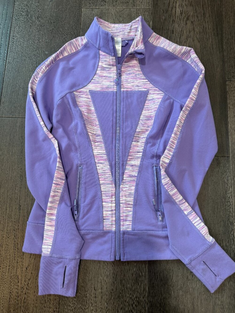 Ivivva Girls Size 12 Purple Full Zip Jacket